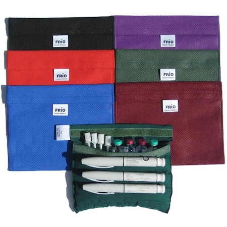 Frio Insulin Cooling Extra Large Wallet- Black- 8.5 in. x 6.5 in. 1130X-LgBk